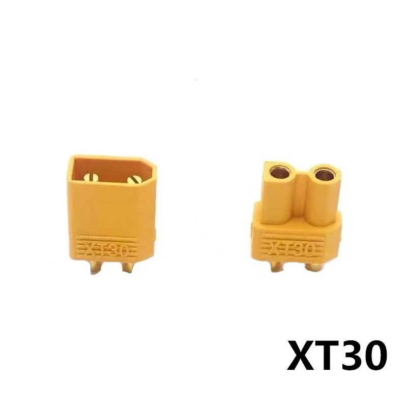 Conector de bala femenina masculina de 10 par AMASS XT30 XT-30U 2 mm Conector para batería Li-On de quadcopter RC de alta calidad al por mayor